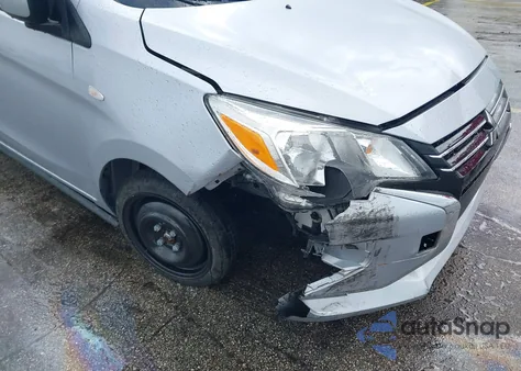 2024 Mitsubishi Mirage Es/Le z USA, uszkodzony, nr VIN ML32AUHJ3RH017208